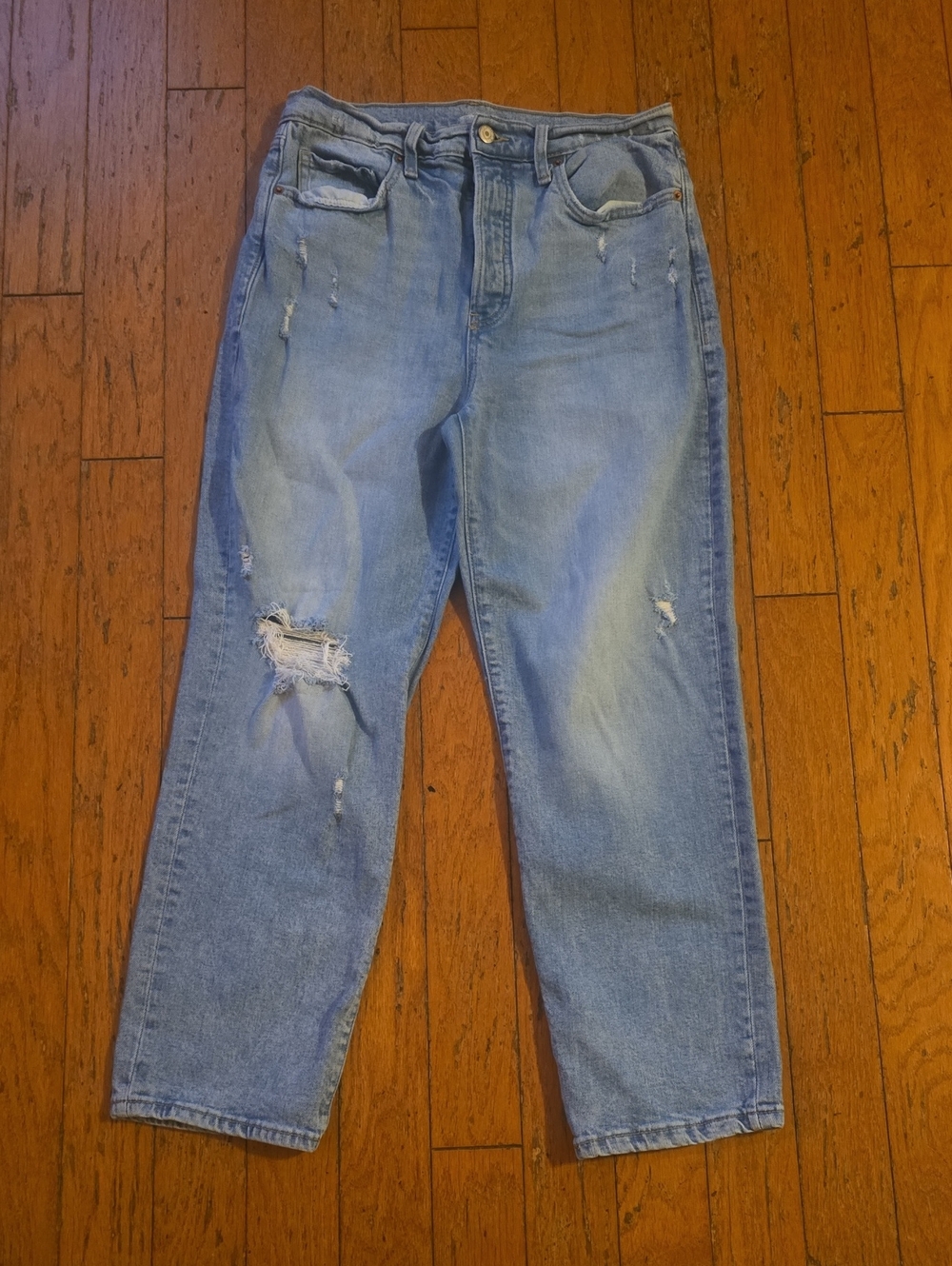 Old Navy Womens Sky Straight Extra High Rise Jeans